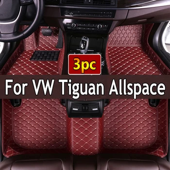 Коврики Для Volkswagen Tiguan Allspace AD BW 2017 ~ 2022 Водонепроницаемый Ковер Автомобильный Коврик Tapis Voiture Автомобильные Аксессуары Для Интерьера