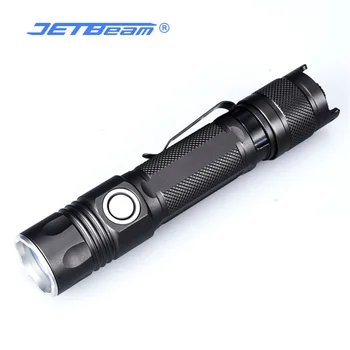 Тактический фонарь JET-2MS, светодиодный фонарь, USB перезаряжаемая вспышка 2000ЛМ, аккумулятор в комплекте
