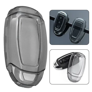 Чехол-брелок Черный Прозрачный чехол-накладка Elantra Palisade для автомобильных аксессуаров Hyundai Key Fob Высокого качества