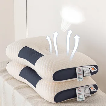 Эргономичная подушка Super 3D для сна, подушка для шеи, защищает шейный отдел позвоночника, Ортопедическая контурная подушка, подстилка для любых положений сна
